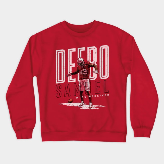 Deebo Samuel Celebration San Francisco Crewneck Sweatshirt by Chunta_Design